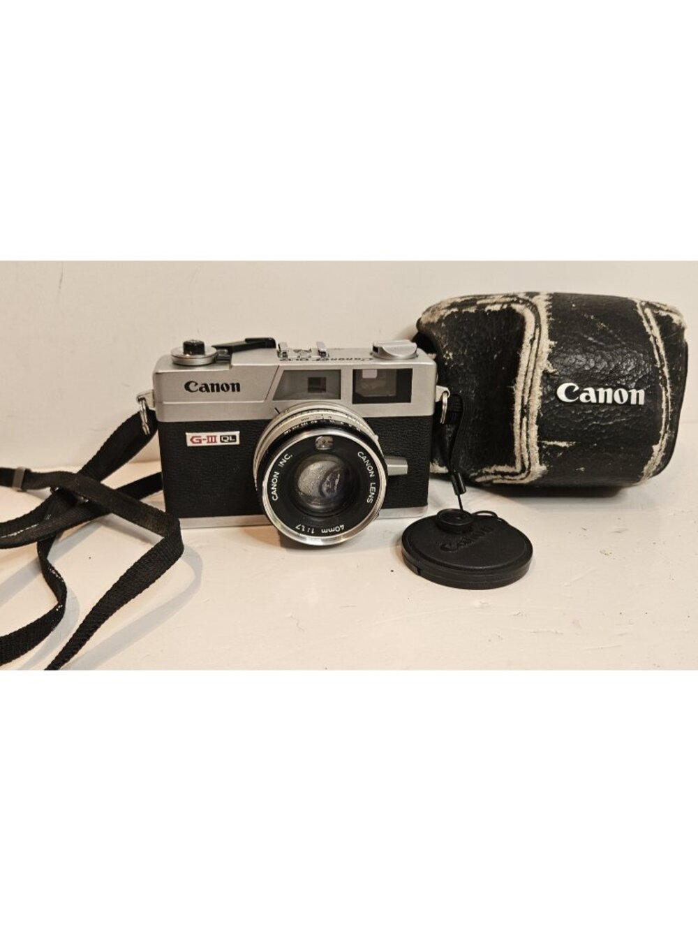 Canon CANONET QL17 GIII 35mm Rangefinder film Camera Japan Good Shape